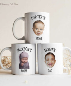 Custom Baby Photo Mug New Mom Birthday Gift Mug For New Mom Personalized Baby Face Mug Mug Gift For Mom 6