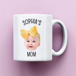 Custom Baby Photo Mug New Mom Birthday Gift Mug For New Mom Personalized Baby Face Mug Mug Gift For Mom 8