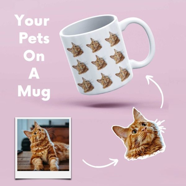 Custom Cat Mug, Personalized Photo Mug, Cat Mom Mug, Cat Dad Mug, Cat Owner Gift