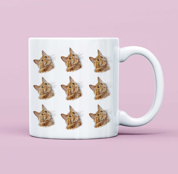 Custom Cat Mug, Personalized Photo Mug, Cat Mom Mug, Cat Dad Mug, Cat Owner Gift