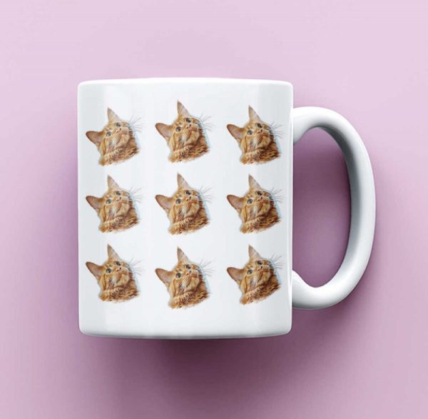 Custom Cat Mug, Personalized Photo Mug, Cat Mom Mug, Cat Dad Mug, Cat Owner Gift