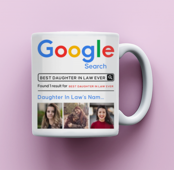 Daughter In Law Mug, Personalised Daughter In Law Gifts, Unique Gift For Daughter In Law, Best Gifts For Daughter In Law