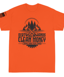 Dirty Hands Clean Money Short Sleeve Unisex T Shirt 1