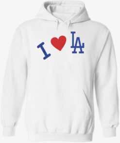 Dodgers I Love La Hoodie 1