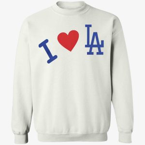 Dodgers I Love La Hoodie 8