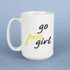 Go Piss Girl meme coffee mug