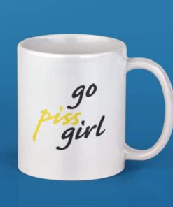 Go Piss Girl meme coffee mug 3
