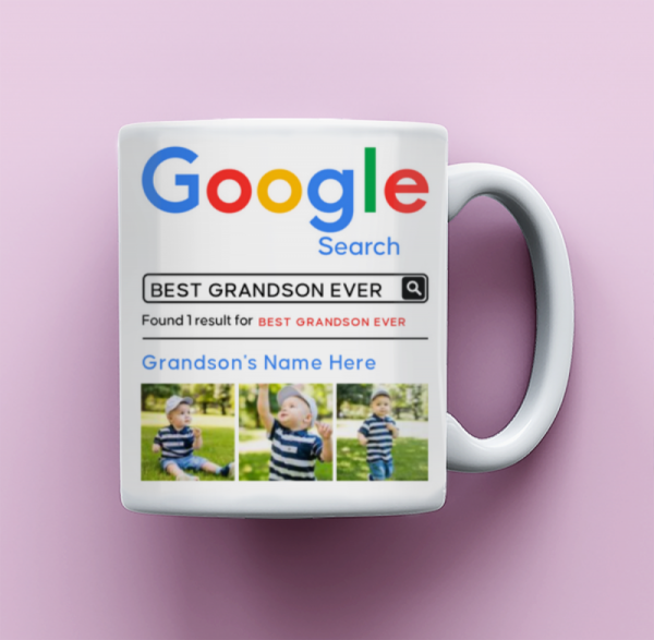 Grandson Mug, Grandson Gift, Best Grandson Ever Mug, Christmas Gift For Grandson, Personalized Gifts For Grandson