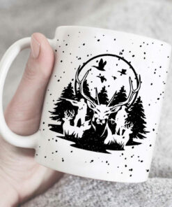 Hunting Cups Deer Coffee Mug Hunting Coffee Mugs Gift For Deer Hunter 1