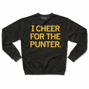 I Cheer For The Punter Crew Sweatshirt