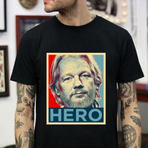 Julian Assange hero t-shirt