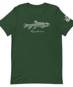 King Salmon Forest Green Unisex T shirt 2