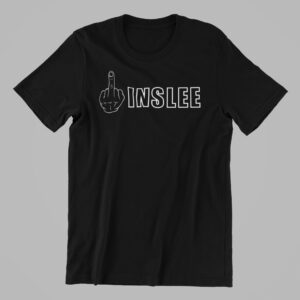 Middle Finger -FUCK Governor Inslee – Short Sleeve Unisex T-shirt