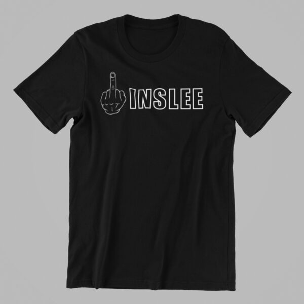 Middle Finger -FUCK Governor Inslee – Short Sleeve Unisex T-shirt