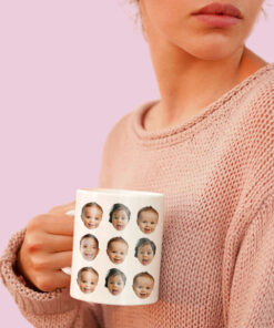 Multiface Mug Personalized Photo Mug Mom Mug Dad Mug Grandpa Mug Grandma Mug 2