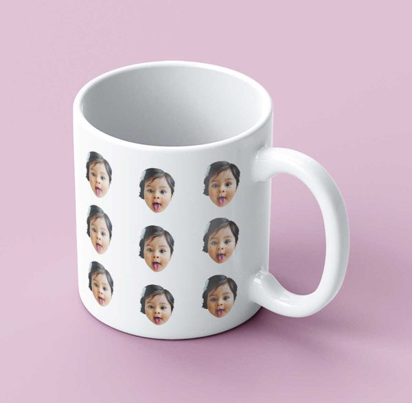 Multiface Mug, Personalized Photo Mug, Mom Mug, Dad Mug, Grandpa Mug, Grandma Mug