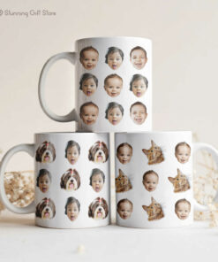 Multiface Mug Personalized Photo Mug Mom Mug Dad Mug Grandpa Mug Grandma Mug 4