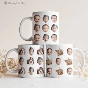 Multiface Mug Personalized Photo Mug Mom Mug Dad Mug Grandpa Mug Grandma Mug 4