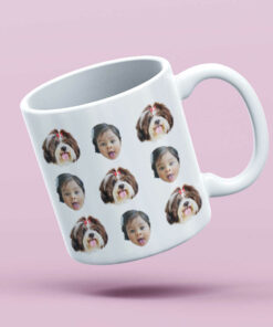 Multiface Mug Personalized Photo Mug Mom Mug Dad Mug Grandpa Mug Grandma Mug 5
