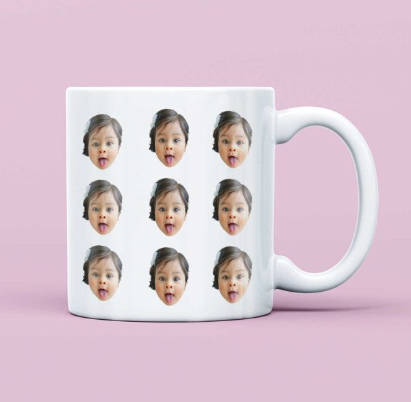 Multiface Mug, Personalized Photo Mug, Mom Mug, Dad Mug, Grandpa Mug, Grandma Mug