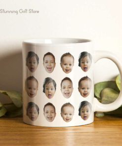 Multiface Mug Personalized Photo Mug Mom Mug Dad Mug Grandpa Mug Grandma Mug 7