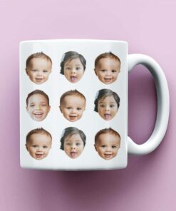 Multiface Mug Personalized Photo Mug Mom Mug Dad Mug Grandpa Mug Grandma Mug 8