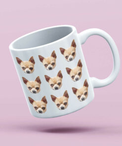 Multiface Pets Mug Custom Dog Mug Photo Mug Dog Mom Mug Dog Dad Mug Coffee Mug 4
