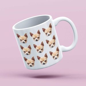 Multiface Pets Mug Custom Dog Mug Photo Mug Dog Mom Mug Dog Dad Mug Coffee Mug 4