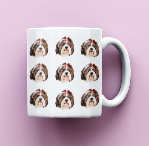 Multiface Pets Mug, Custom Dog Mug, Photo Mug, Dog Mom Mug, Dog Dad Mug, Coffee Mug