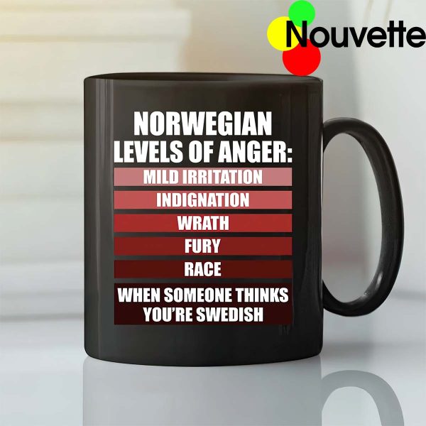 Norwegian Levels Of Anger When Someone Thinks You’Re Swedish Mug