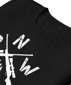 Pacific Northwest Crossed Gun Short sleeve unisex T shirt 2