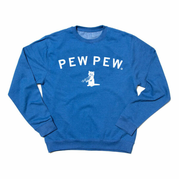 Pew Pew Curved Logo Crew Sweatshirt