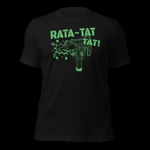 Rata Tat Tat Short Sleeve Unisex T Shirt 3