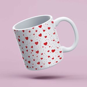 Red Heart Mug 3