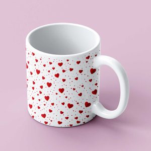 Red Heart Mug 6