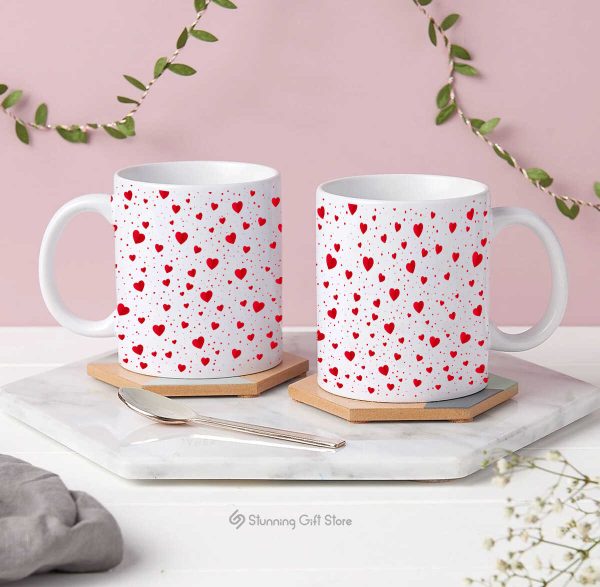 Red Heart Mug