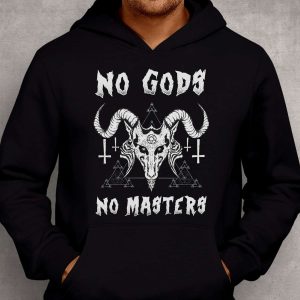 Satan No Gods No Masters Hoodie