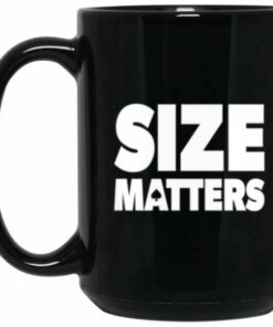 Size Matters BBC 15 oz Black Mug 2