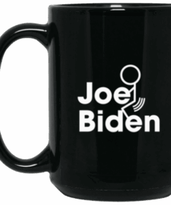 Stick Figure FJB Black 15 oz Black Mug 2