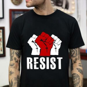Strong hand Resist we stant with you t-shirt