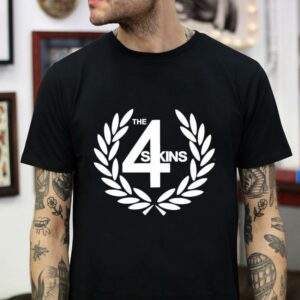 The 4 Skins black and white t-shirt