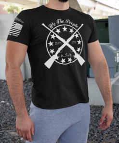 We The People Crossed Guns - Unisex T-shirt 1 We The People Crossed Guns Unisex T shirt 2