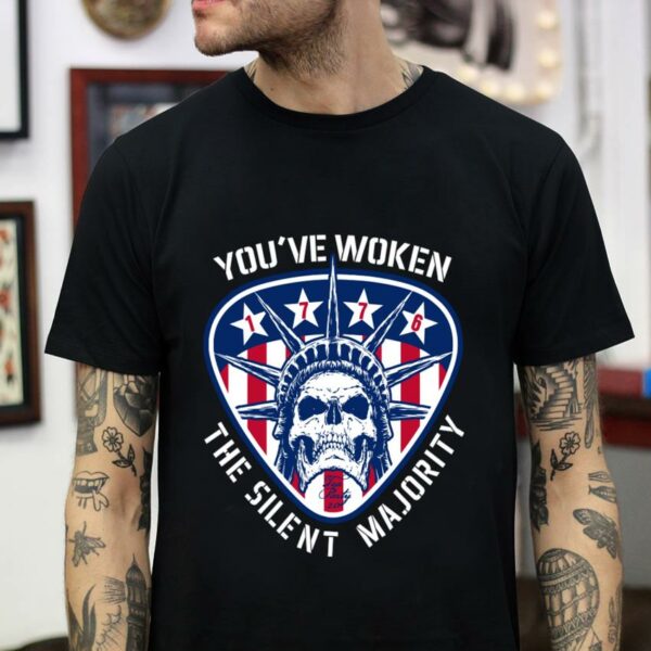 You’ve woken the Silent Majority Statue of Liberty Skull t-shirt