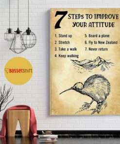 ways to improve your attitude New Zealand poster canvas 1