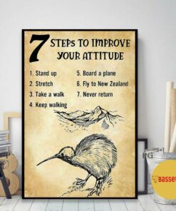 ways to improve your attitude New Zealand poster canvas 2