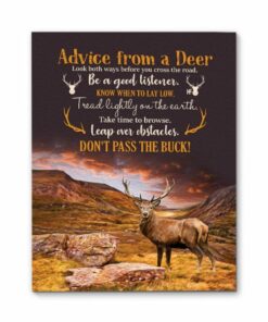 Advice From A Deer Canvas, Poster 3 Advice From A Deer Canvas Poster 4