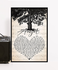 Aerosmith Angel Im Alone I Dont Know If I Can Face The Night Poster Canvas 1