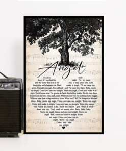 Aerosmith Angel Im Alone I Dont Know If I Can Face The Night Poster Canvas 2