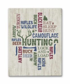 All About Hunting Canvas Poster 1