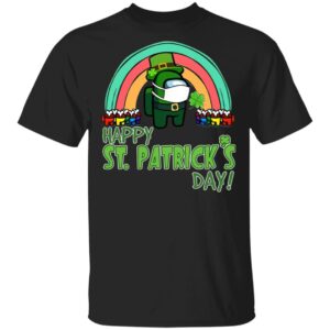 Among us rainbow Quarantine Happy St. Patrick’s day shirt